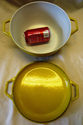 Fantastic COPCO Denmark Yellow Cast Iron Dutch Ove