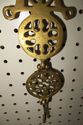 Vintage Old Byzantine Cross Bass Pendant Constanti