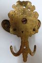 Ornate Antique Brass Hat Coat Hanger Ornate Hook V