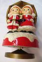 Adorable Vintage Music Box Christmas 2 Hummel Chil