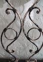 Fantastic Pair Wrought Iron Candle Holders In-Outd