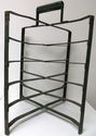 Great Primitive Antique Plate Rack Wrought Iron Wo