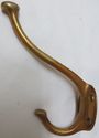 Lg Classic Vintage Brass School Hat Coat Hanger Ho