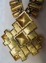 Gorgeous Vintage 1970s Necklace Pendant Gold Plate