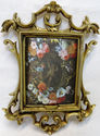 Gorgeous  Antique Italian Picture Frame Flower Che