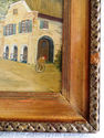 Gorgeous Primitive Oil Painting Framed Signed v Wa