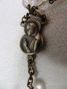 Vintage Nun's Crucifix Rosary Crystal Glass Beads 