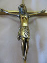 Elegant 1950s Vintage of Brass Crucifix Cross Jesu