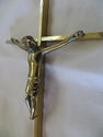 Elegant 1950s Vintage of Brass Crucifix Cross Jesu