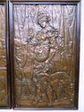 Gorgeous Detailed French Figural Copper Plaque Sup