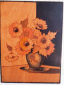 Gorgeous Antique Flower Bouquet Stil life Burned C