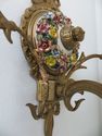 Gorgeous Pair Wall Sconces Chic Shabby Italian Tol