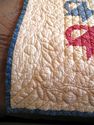 Gorgeous Antique Quilt Quaker Prints Flower Basket