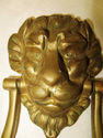 Fantastic Door Knocker Lion Face Head Ring Solid H