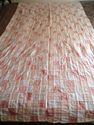 Unfinished Vintage Primitive Quilt Pink Block Squi