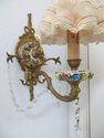 Gorgeous Pair Wall Sconces Chic Shabby Italian Tol