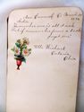 Adorable 1879 Antique Sadie Harper Autograph Book 