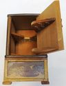 Gorgeous Antique Inlay Wood Cabinet Vintage Cigare