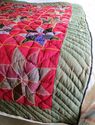 Great 20 STARS Handmade Quilt: 67x80" circa late 1