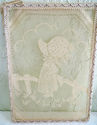 Gorgeous Vintage Holy Hobby Lace Window Frame 14x1