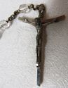 Vintage Nun's Crucifix Rosary Crystal Glass Beads 