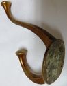 Classic Vintage Brass School Hat Coat Hanger Hook 