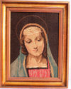 Gorgeous Vintage Mary Magdalene Needlepoint Hand M