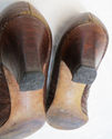 Real SELBY Brown Vintage Snake Leather Shoes Pumps