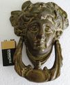 Gorgeous Antique Door Knocker Rustic Greek Lady Go