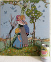 Romantic Cross Stitch Needlepoint Tapestry Embroid