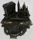 Gorgeous Antique French Inkwell w Paris Arch De Tr