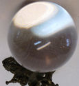 Vintage Clear Crystal Clear Fortune Ball Feng Shui