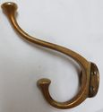 Classic Vintage Brass School Hat Coat Hanger Hook 