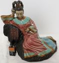 Gorgeous Real Antique Signed Chinese Ceramic Statu