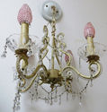 Gorgeous Chandelier 4 Arm Ceiling Lamp Crystal Fac