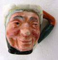 Set 6 Lancaster Character Ware Weller Hand Painted