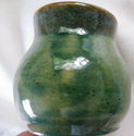 Gorgeous Miniature Stoneware Vase un-signed Hand C