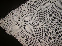 Awesome Antique Vintage Hand Crocheted White Cotto