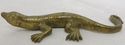 Antique Vintage Brass Lizard Gecko Salamander Pape