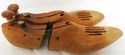 Authentic Primitive Pair Vintage Wood Cobbler Shoe