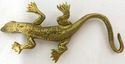 Antique Vintage Brass Lizard Gecko Salamander Pape