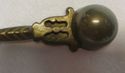 Antique Brass Butter or Melon Scoop Vintage Kitche