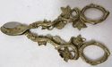 Awesome Ornate Antique Pair Grape Scissors With Vi