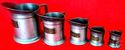 Scaling Set 5 Old Antique Pewter Measure Jugs Gill