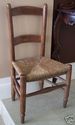 Real Primitive Antique Ladder Back Childs Chair Ru