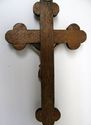 Superb Antique Crucifix Wood Wall Altar Vintage Po