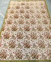 Large Ornate Vintage Italian Pink Roses Brocade Fa