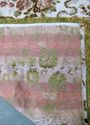 Large Ornate Vintage Italian Pink Roses Brocade Fa