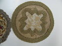 Lot of 5 Vintage Italian Gold Brocade Doily Stunni