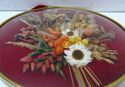 Romantic Vintage Dried flowers Bouquet Convex Glas